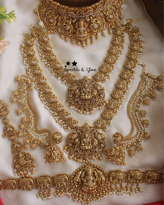 Kanchana Sparkle Necklace Combo Set