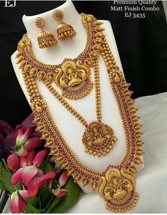 Anique Gold Teme Necklace Long