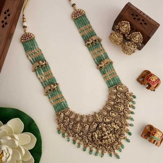 Kanchana Super Sale Necklace With Moti Work