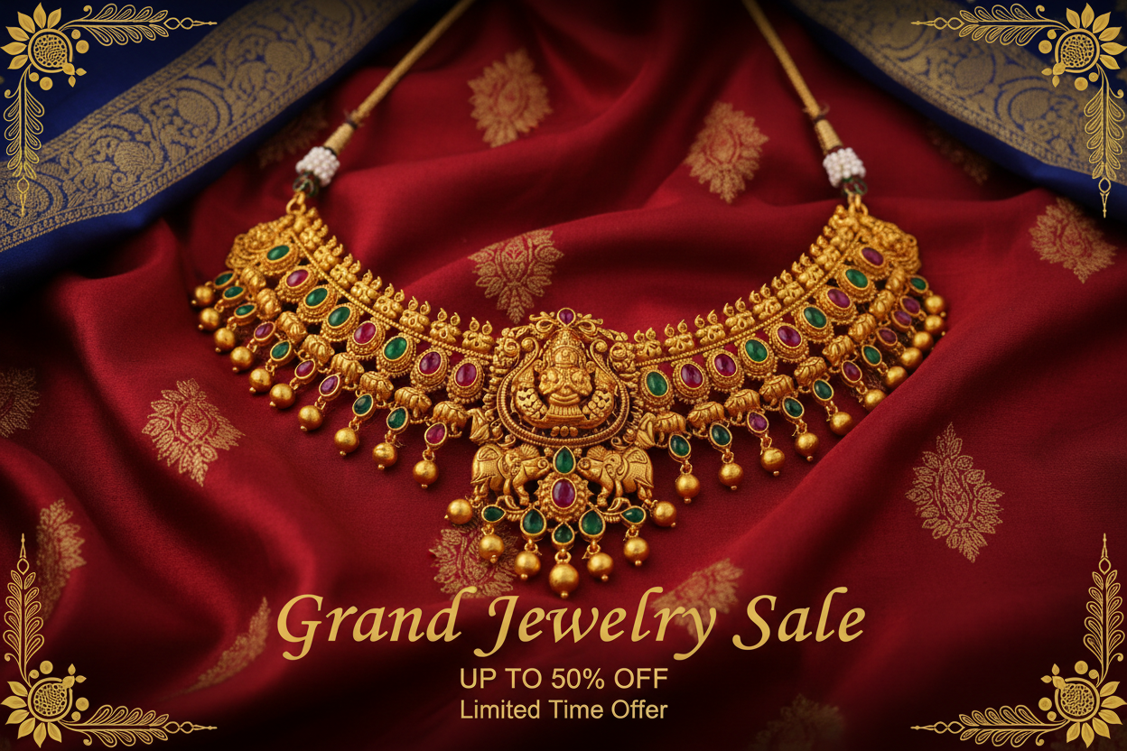 South indian necklace sale 